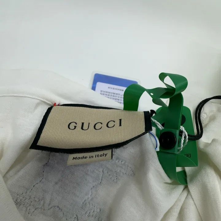 Gucci Gucci Logo Print Short Sleeve T-Shirt for Women Size S / US 4 / IT 40 - 6 Thumbnail