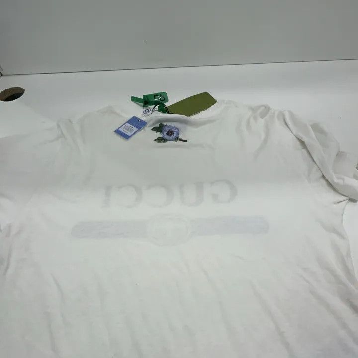 Gucci Gucci Logo Print Short Sleeve T-Shirt for Women Size S / US 4 / IT 40 - 14 Thumbnail