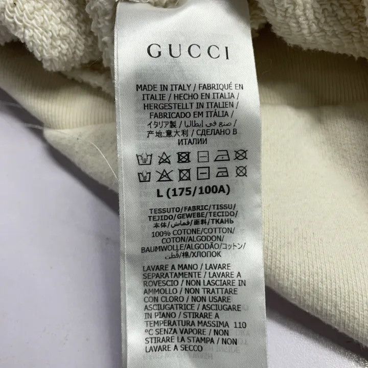Gucci Gucci Vintage Logo Sequin Hooded Sweatshirt Size L / US 10 / IT 46 - 4 Thumbnail