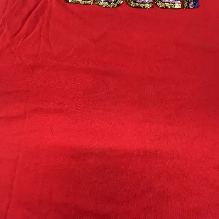 Gucci Gucci Red Printed Short Sleeve T-Shirt Size M / US 6-8 / IT 42-44 - 8 Thumbnail