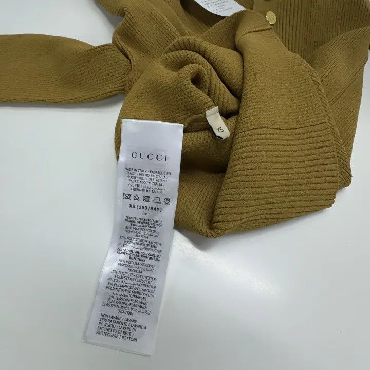 Gucci Gucci Brown Long Sleeve Knit Top Size XS / US 0-2 / IT 36-38 - 4 Thumbnail