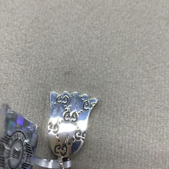 Gucci Gucci Ghost Silver Pendant Necklace for Women Size ONE SIZE - 4 Thumbnail