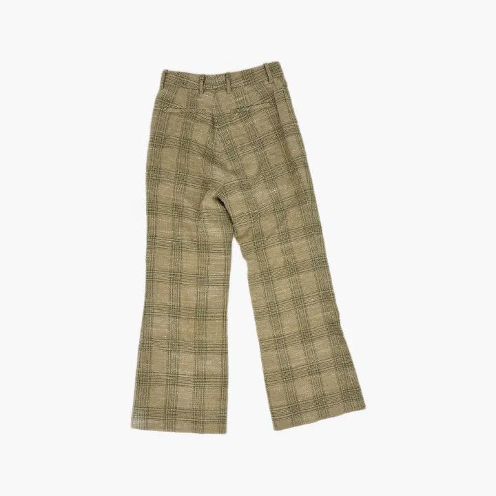 Gucci Gucci FW21 Plaid Linen Pants for Women Size 36" / US 14 / IT 50 - 3 Thumbnail