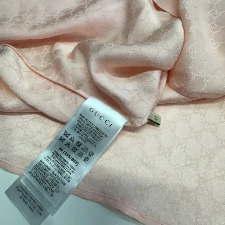 Gucci Gucci Pink Logo Print Long Sleeve Shirt Size M / US 6-8 / IT 42-44 - 4 Thumbnail