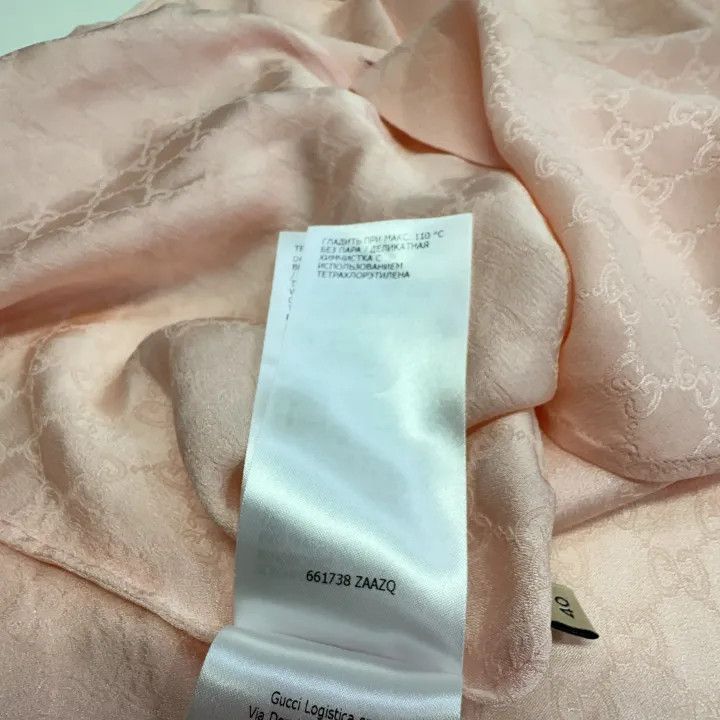 Gucci Gucci Pink Logo Print Long Sleeve Shirt Size M / US 6-8 / IT 42-44 - 5 Thumbnail