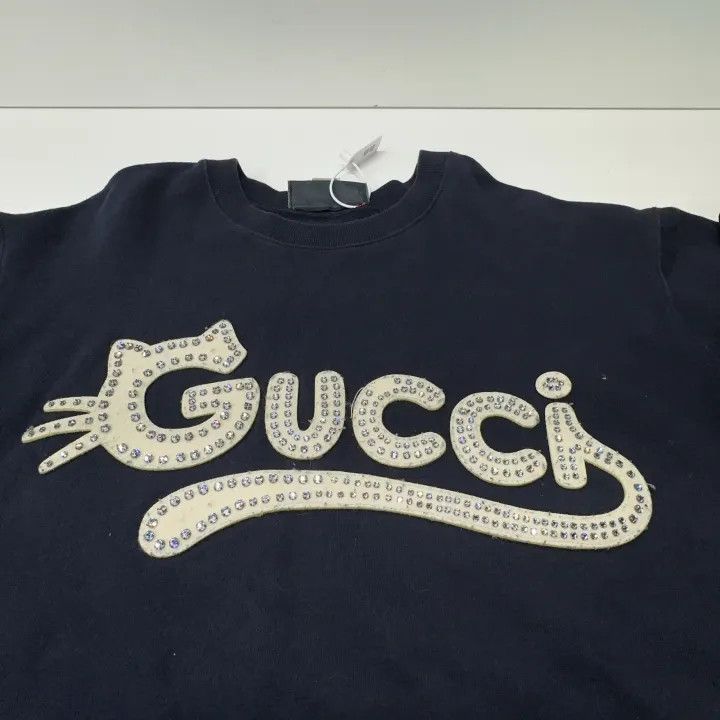 Gucci Gucci Cat Logo Crewneck Sweatshirt for Women Size S / US 4 / IT 40 - 13 Thumbnail