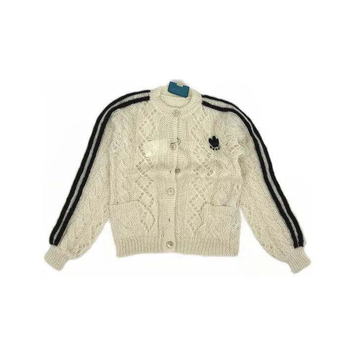 Gucci Gucci SS22 Ivory Striped Knit Cardigan Size XS / US 0-2 / IT 36-38 - 2 Thumbnail