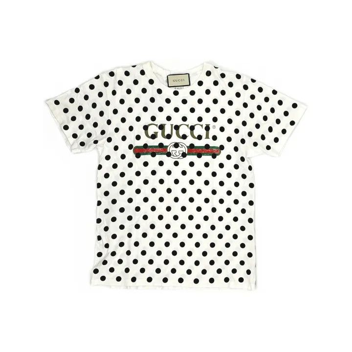 Gucci Gucci Polka Dot Printed Casual T-Shirt Size XS / US 0-2 / IT 36-38 - 2 Thumbnail