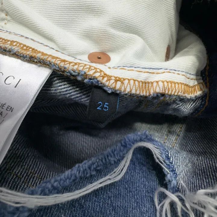 Gucci Gucci x Donald Duck Blue Denim Shorts Size 25" / US 0 / IT 36 - 5 Thumbnail