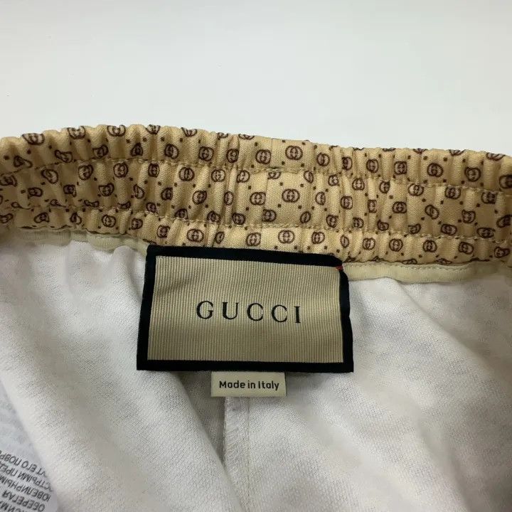 Gucci Gucci Beige Double G Logo Sweatpants for Women Size 23" - 6 Thumbnail