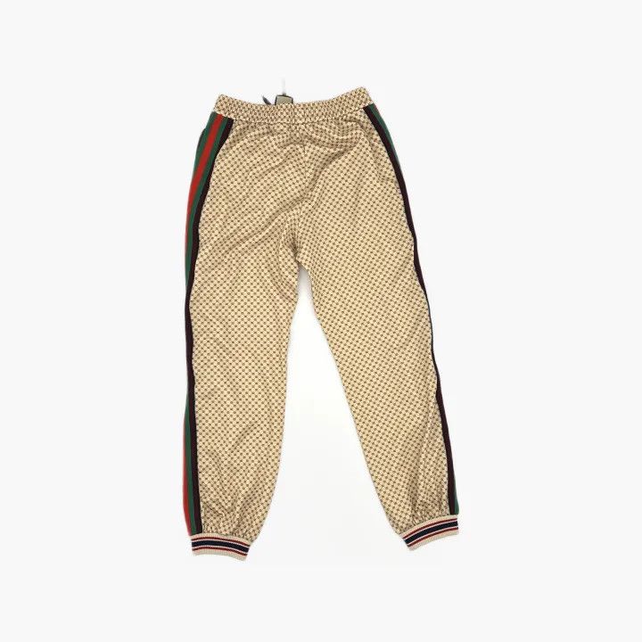 Gucci Gucci Beige Double G Logo Sweatpants for Women Size 23" - 3 Thumbnail