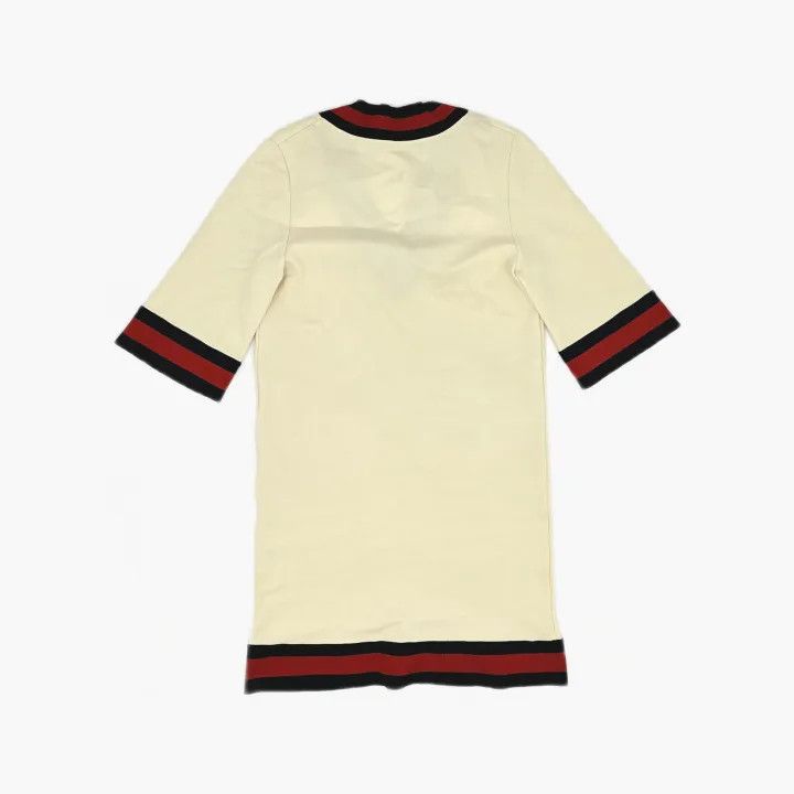 Gucci Gucci V-Neck Short Sleeve Dress in Cream Size M / US 6-8 / IT 42-44 - 3 Thumbnail