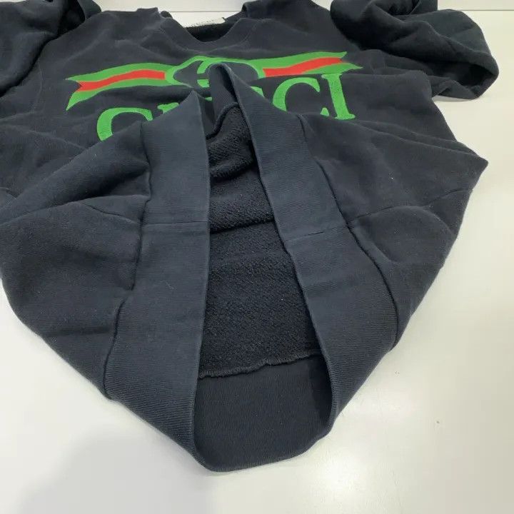 Gucci Gucci Logo Oversized Hoodie for Women Size S / US 4 / IT 40 - 9 Thumbnail
