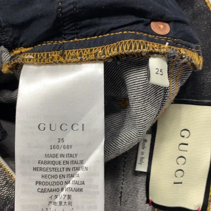 Gucci Gucci Vintage Black Straight Leg Jeans Size 25" / US 0 / IT 36 - 5 Thumbnail
