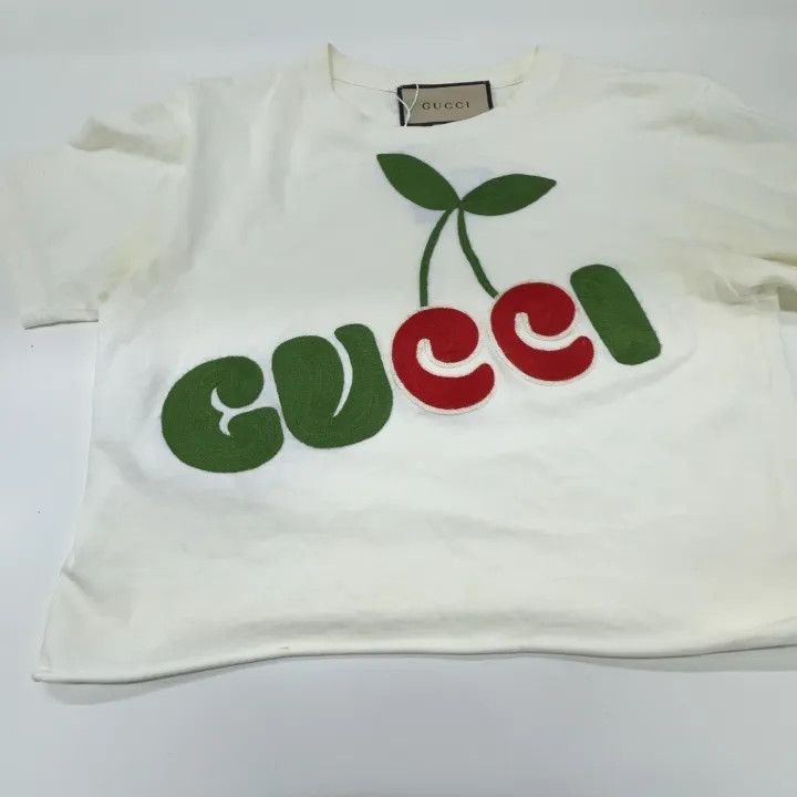 Gucci Gucci Epilogue Cherry Print Cotton T-shirt Size XXS / US 00 / IT 34 - 10 Thumbnail
