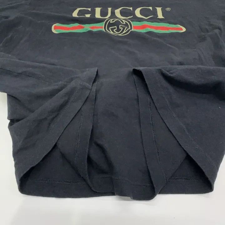 Gucci Gucci Oversized Logo Print Short Sleeve T-shirt Size M / US 6-8 / IT 42-44 - 10 Thumbnail