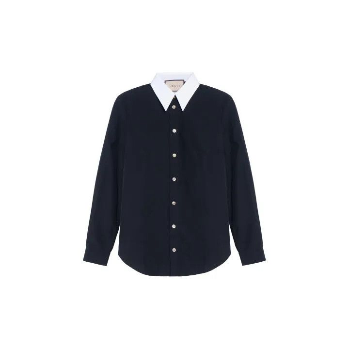 Gucci Gucci SS22 Colorblock Long Sleeve Shirt Size M / US 6-8 / IT 42-44 - 2 Thumbnail
