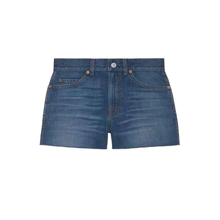 Gucci Gucci Blue Denim Shorts for Women Size 25" / US 0 / IT 36 - 2 Thumbnail