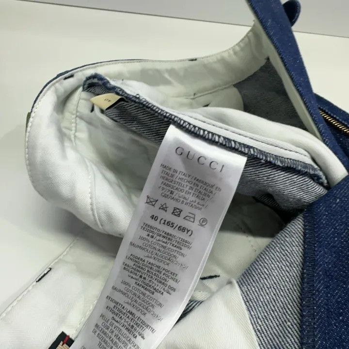 Gucci Gucci Blue High-Waisted Casual Shorts for Women Size 40" / US 18 - 7 Thumbnail