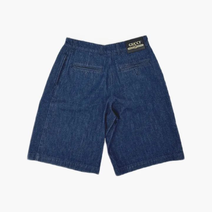 Gucci Gucci Blue High-Waisted Casual Shorts for Women Size 40" / US 18 - 3 Thumbnail