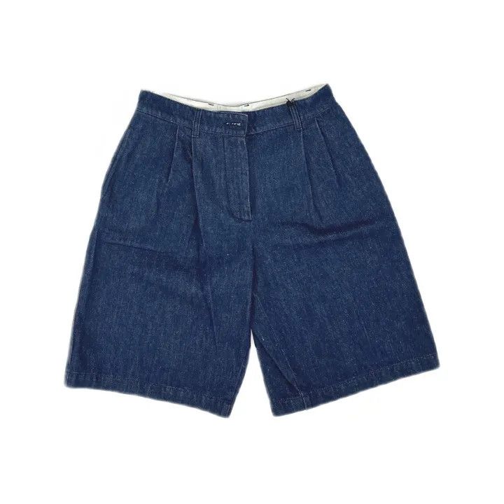 Gucci Gucci Blue High-Waisted Casual Shorts for Women Size 40" / US 18 - 2 Thumbnail