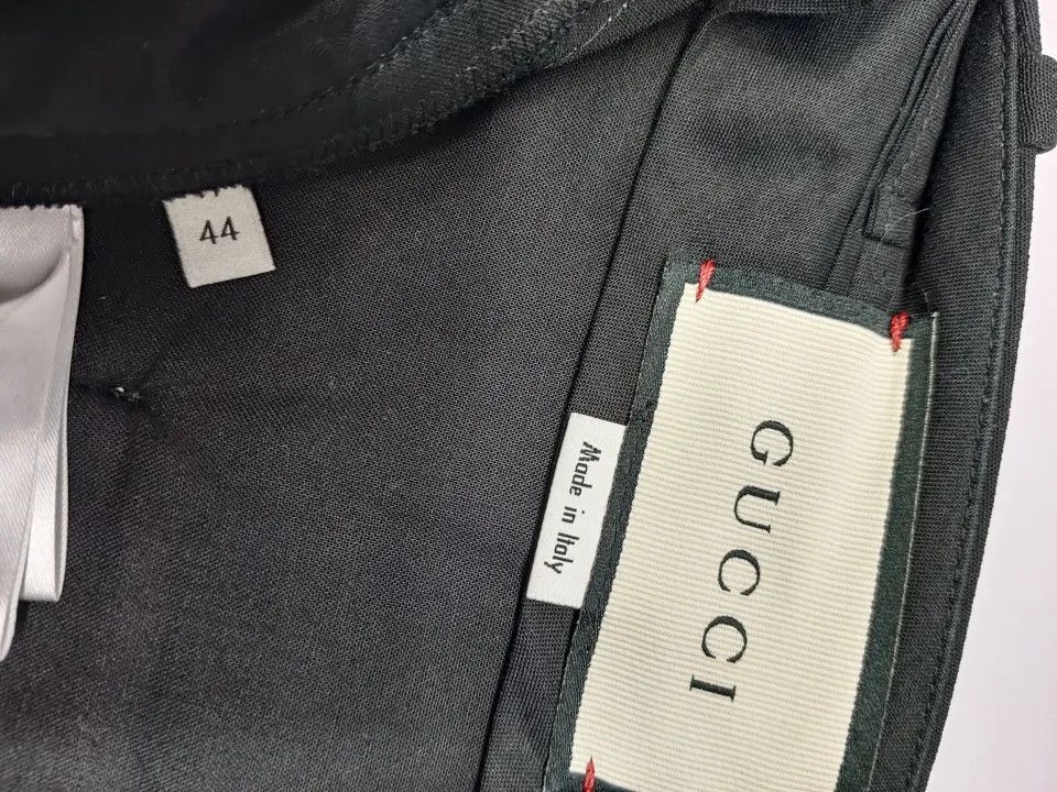 Gucci Gucci SS21 High-Waist Black Flare Pants Size 42" / US 20 - 3 Thumbnail