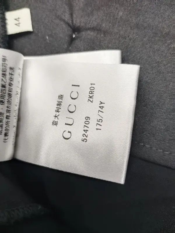 Gucci Gucci SS21 High-Waist Black Flare Pants Size 42" / US 20 - 4 Thumbnail