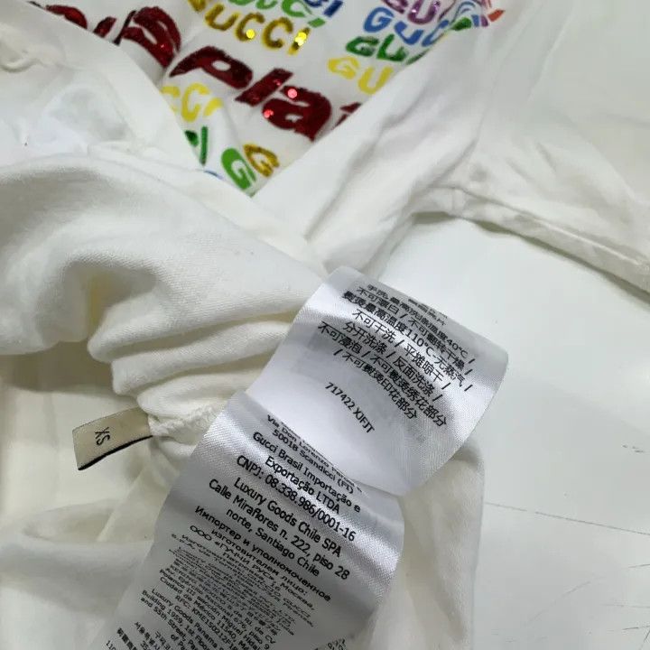 Gucci Gucci Logo Print Loose Fit T-Shirt Size XS / US 0-2 / IT 36-38 - 5 Thumbnail