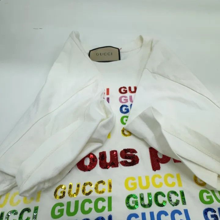 Gucci Gucci Logo Print Loose Fit T-Shirt Size XS / US 0-2 / IT 36-38 - 9 Thumbnail
