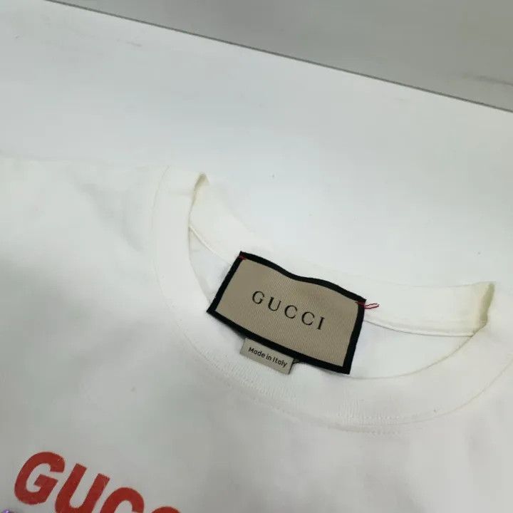 Gucci Gucci Logo Print Loose Fit T-Shirt Size XS / US 0-2 / IT 36-38 - 6 Thumbnail
