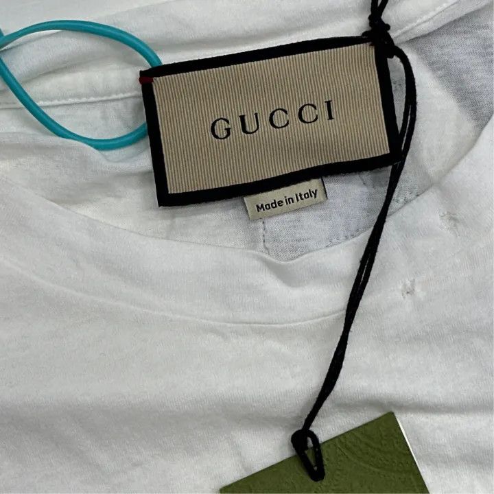 Gucci Gucci Logo Print Short Sleeve T-Shirt for Women Size XS / US 0-2 / IT 36-38 - 5 Thumbnail