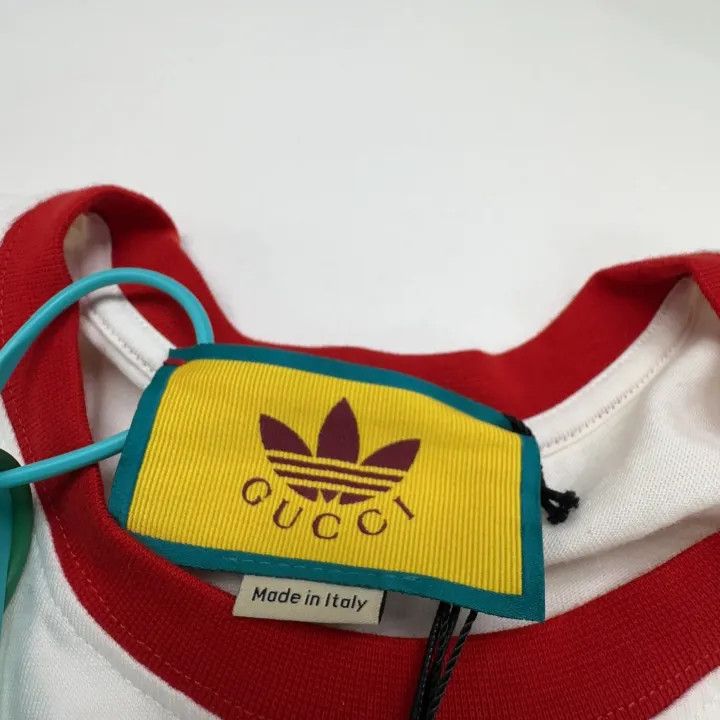Gucci Gucci x Adidas Color-Blocked Logo Tee Size XS / US 0-2 / IT 36-38 - 3 Thumbnail