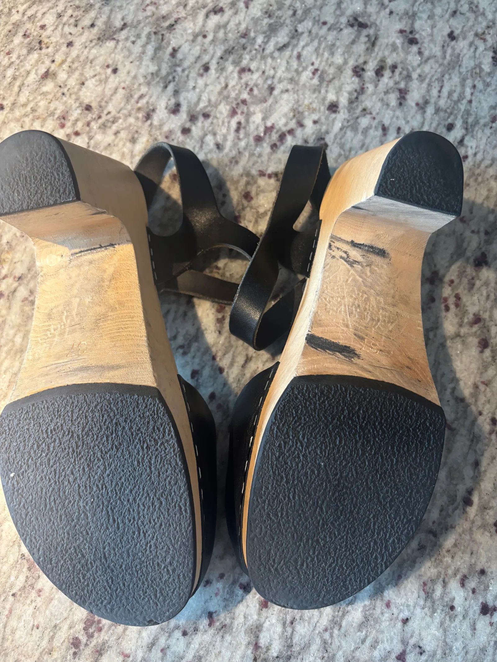 Swedish Hasbeens Swedish Hasbeens Sandals Size US 7 / IT 37 - 3 Thumbnail