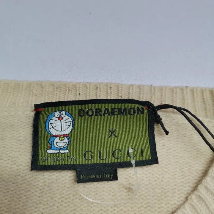 Gucci Gucci x Doraemon Cartoon Print Wool Sweater Size M / US 6-8 / IT 42-44 - 4 Thumbnail