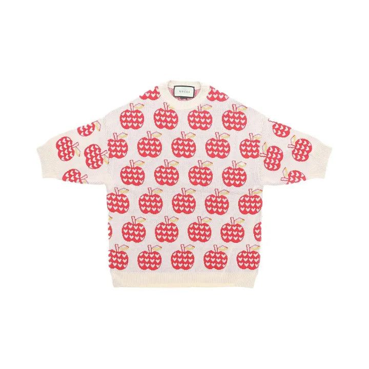 Gucci Gucci Fruit Pattern Knit Sweater for Women Size S / US 4 / IT 40 - 2 Thumbnail
