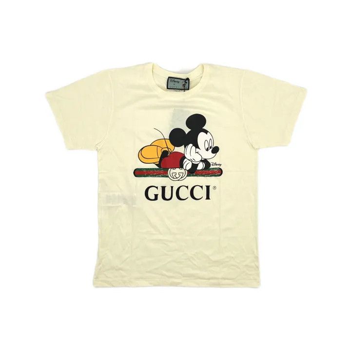 Gucci Gucci x Disney Logo Print T-shirt Size S / US 4 / IT 40 - 2 Thumbnail