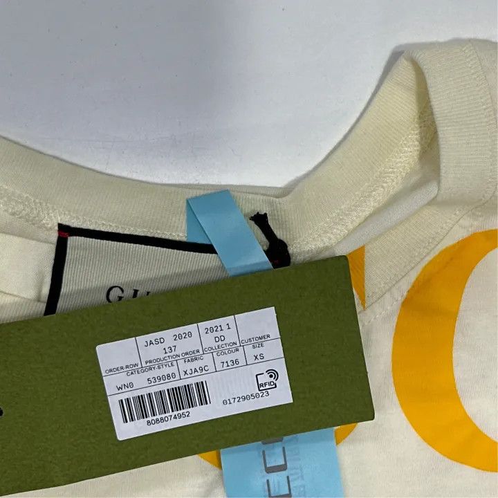 Gucci Gucci Logo Graphic Short Sleeve T-Shirt Size XS / US 0-2 / IT 36-38 - 7 Thumbnail