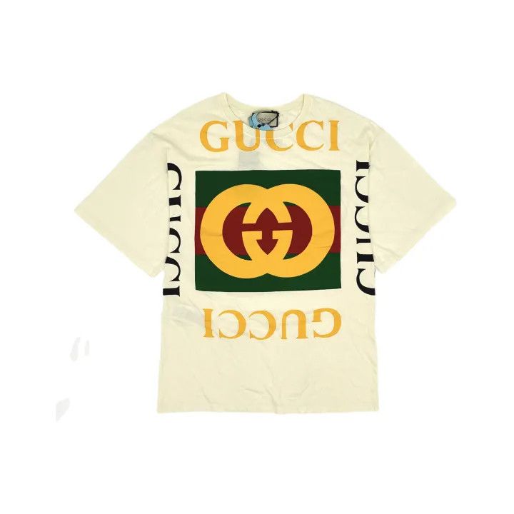 Gucci Gucci Logo Graphic Short Sleeve T-Shirt Size XS / US 0-2 / IT 36-38 - 2 Thumbnail