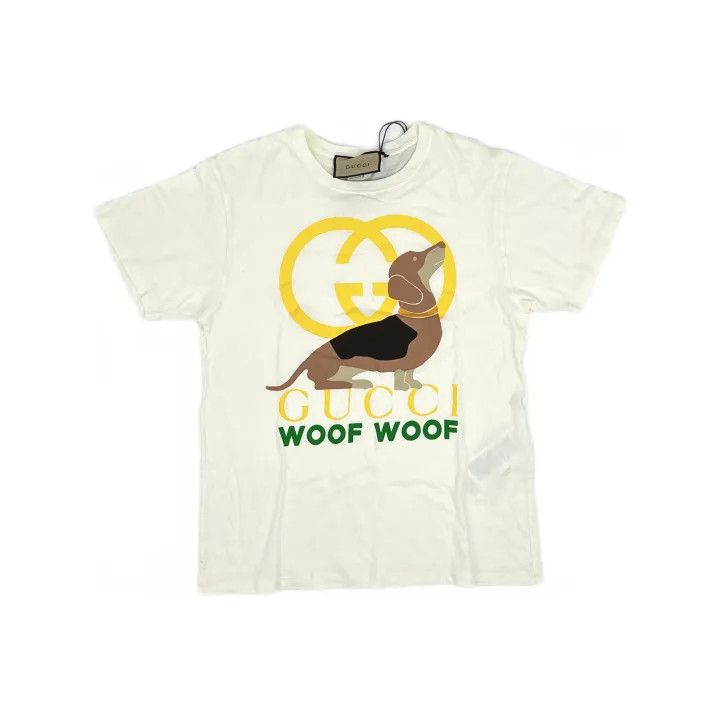 Gucci Gucci Woof Woof Printed Short Sleeve T-Shirt Size XXS / US 00 / IT 34 - 2 Thumbnail