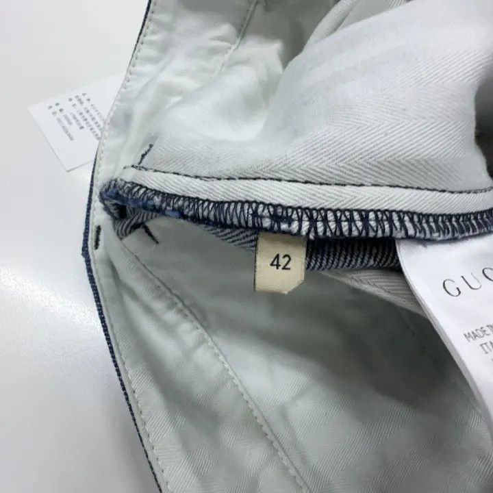Gucci Gucci Blue High-Waist Casual Shorts for Women Size 42" / US 20 - 4 Thumbnail
