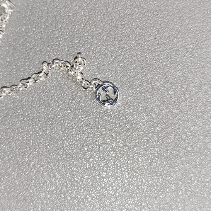Gucci Gucci Silver Double G Charm Necklace Size ONE SIZE - 2 Thumbnail