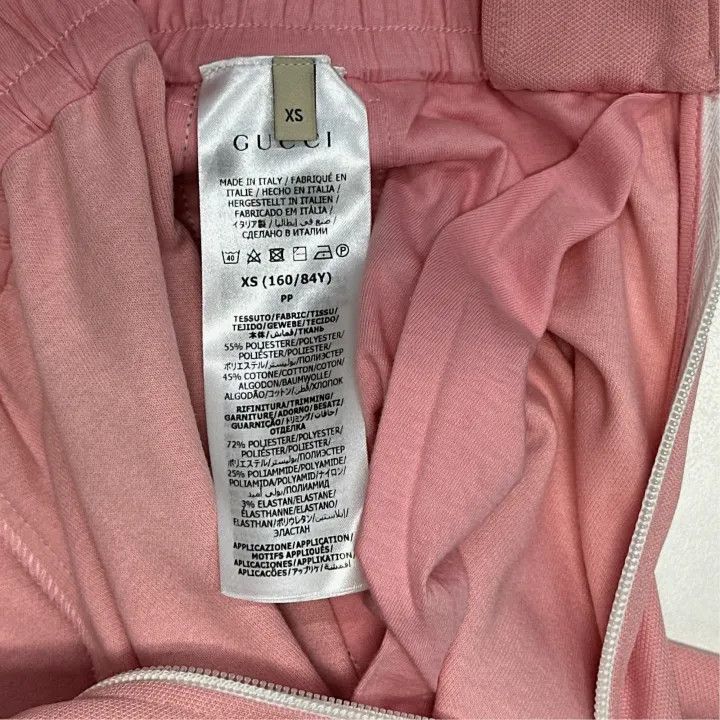 Gucci Gucci x Adidas Pink Long Sleeve Jumpsuit Size XS / US 0-2 / IT 36-38 - 3 Thumbnail
