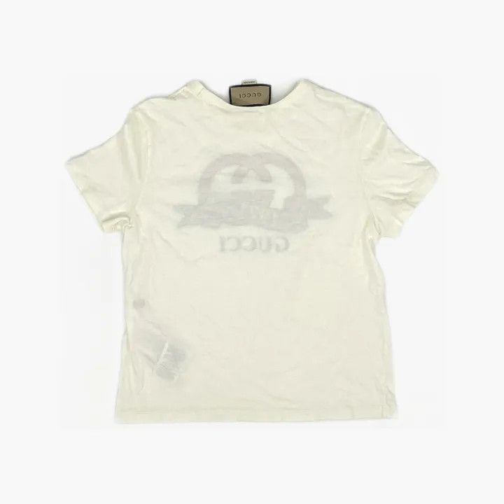 Gucci Gucci 1921 Logo Print Short Sleeve T-Shirt Size L / US 10 / IT 46 - 3 Thumbnail
