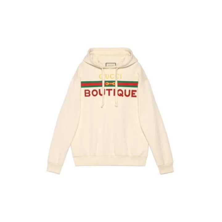 Gucci GUCCI Boutique Printed Hooded Sweatshirt for Women Size S / US 4 / IT 40 - 2 Thumbnail