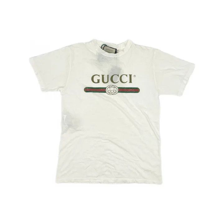 Gucci Gucci Logo Print Short Sleeve T-Shirt Size M / US 6-8 / IT 42-44 - 2 Thumbnail