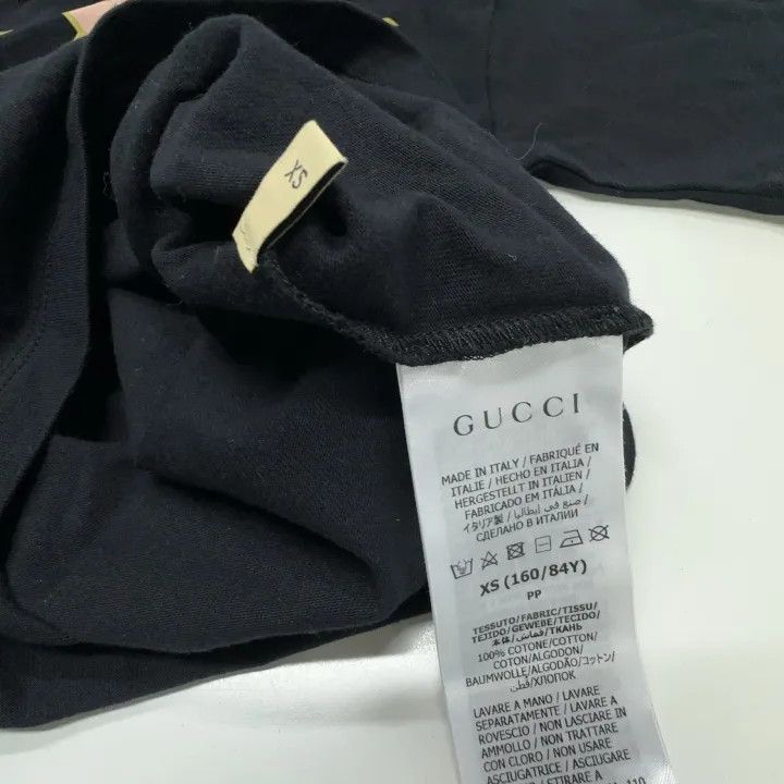 Gucci Gucci Love Parade Black Graphic T-Shirt Size XS / US 0-2 / IT 36-38 - 6 Thumbnail