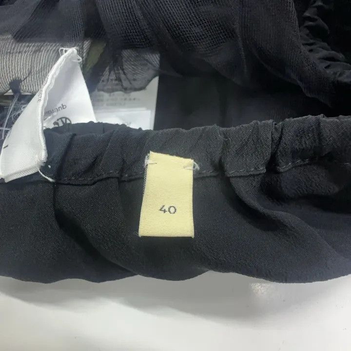 Gucci Gucci Black High-Waist Sheer Long Skirt Size 40" / US 18 - 4 Thumbnail
