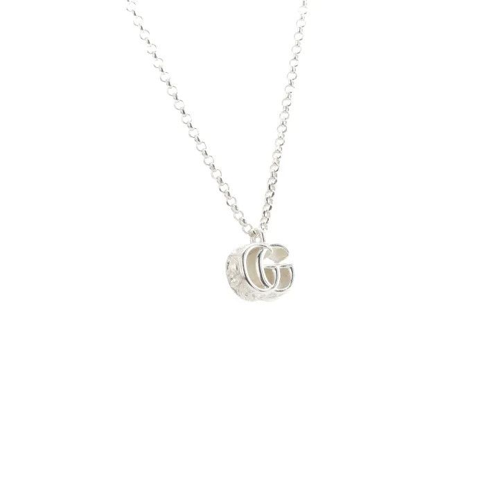 Gucci Gucci Double G Silver Necklace for Women Size ONE SIZE - 2 Thumbnail