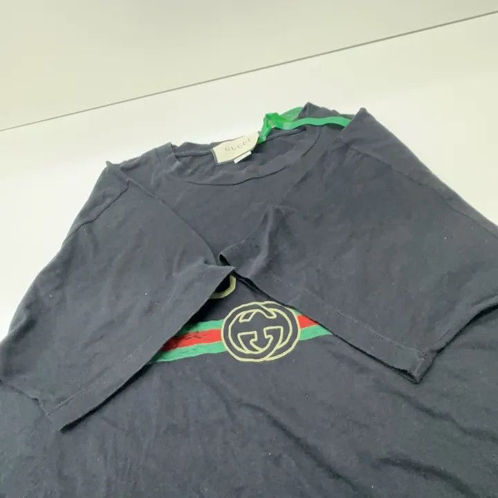 Gucci Gucci Oversized Logo Print T-Shirt for Women Size M / US 6-8 / IT 42-44 - 8 Thumbnail
