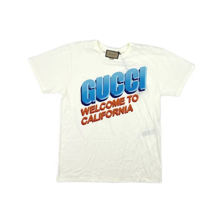 Gucci Gucci Welcome to California Short Sleeve Tee Size S / US 4 / IT 40 - 2 Thumbnail
